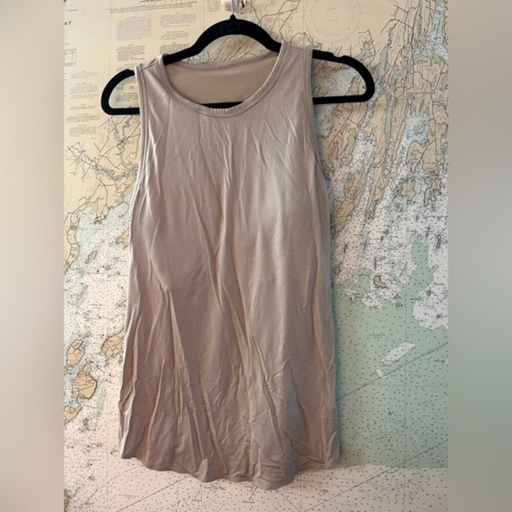 Shebird The Freedom Racerback Bra Tank with Built-in Support Nude Tone Size 4